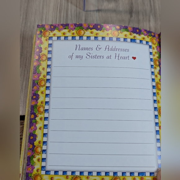 SISTERS AT HEART- Melody Carlson Sweet Stories Affirmations- Journal Book - Picture 9 of 15